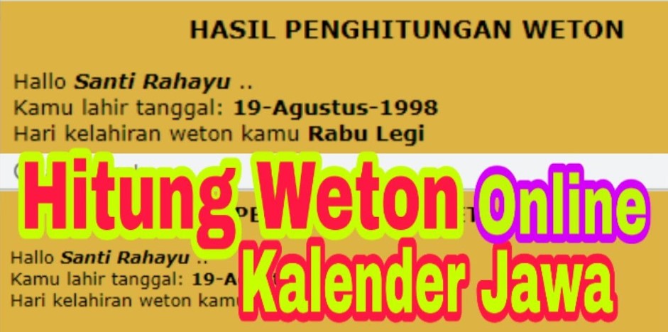 Panduan Lengkap Cara Menghitung Weton Jawa Seru yang Bisa Bikin Kamu Penasaran!